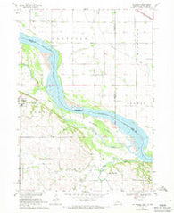 St. Helena Nebraska Historical topographic map, 1:24000 scale, 7.5 X 7.5 Minute, Year 1968
