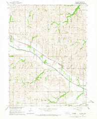 St. Mary Nebraska Historical topographic map, 1:24000 scale, 7.5 X 7.5 Minute, Year 1965