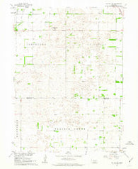 St. Paul SW Nebraska Historical topographic map, 1:24000 scale, 7.5 X 7.5 Minute, Year 1961