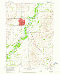 St. Paul Nebraska Historical topographic map, 1:24000 scale, 7.5 X 7.5 Minute, Year 1960