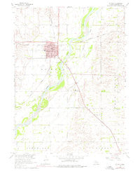 St. Paul Nebraska Historical topographic map, 1:24000 scale, 7.5 X 7.5 Minute, Year 1960