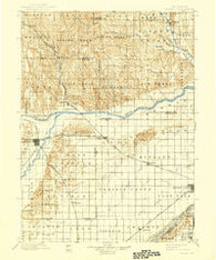 St. Paul Nebraska Historical topographic map, 1:125000 scale, 30 X 30 Minute, Year 1899