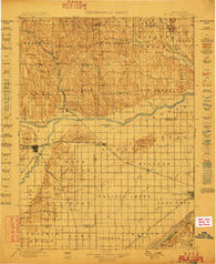 St. Paul Nebraska Historical topographic map, 1:125000 scale, 30 X 30 Minute, Year 1899