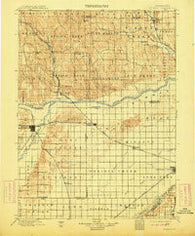St. Paul Nebraska Historical topographic map, 1:125000 scale, 30 X 30 Minute, Year 1899