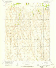 Stamford SE Nebraska Historical topographic map, 1:24000 scale, 7.5 X 7.5 Minute, Year 1957