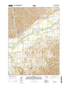 Stanton Nebraska Current topographic map, 1:24000 scale, 7.5 X 7.5 Minute, Year 2014