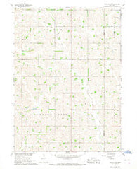 Stanton SE Nebraska Historical topographic map, 1:24000 scale, 7.5 X 7.5 Minute, Year 1966