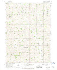 Stanton SE Nebraska Historical topographic map, 1:24000 scale, 7.5 X 7.5 Minute, Year 1966
