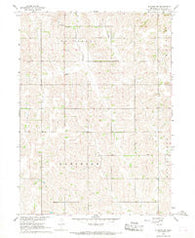 Stanton SW Nebraska Historical topographic map, 1:24000 scale, 7.5 X 7.5 Minute, Year 1966