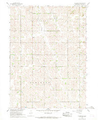 Stanton SW Nebraska Historical topographic map, 1:24000 scale, 7.5 X 7.5 Minute, Year 1966