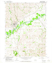 Stanton Nebraska Historical topographic map, 1:24000 scale, 7.5 X 7.5 Minute, Year 1963