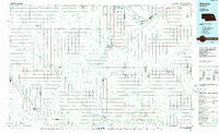 Stanton Nebraska Historical topographic map, 1:100000 scale, 30 X 60 Minute, Year 1985