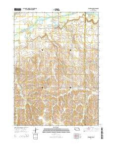 Stanton NE Nebraska Current topographic map, 1:24000 scale, 7.5 X 7.5 Minute, Year 2014
