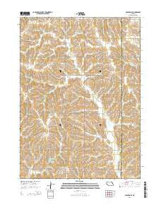 Stanton SE Nebraska Current topographic map, 1:24000 scale, 7.5 X 7.5 Minute, Year 2014