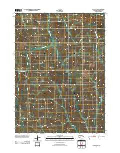 Stanton SW Nebraska Historical topographic map, 1:24000 scale, 7.5 X 7.5 Minute, Year 2011