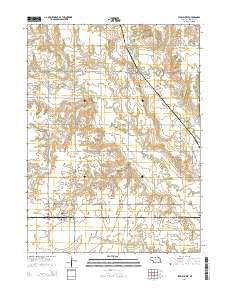 Staplehurst Nebraska Current topographic map, 1:24000 scale, 7.5 X 7.5 Minute, Year 2014