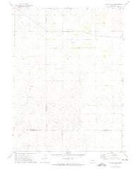 Stapleton NW Nebraska Historical topographic map, 1:24000 scale, 7.5 X 7.5 Minute, Year 1972