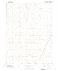 Stapleton SW Nebraska Historical topographic map, 1:24000 scale, 7.5 X 7.5 Minute, Year 1972