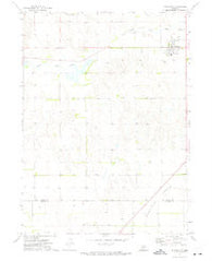 Stapleton Nebraska Historical topographic map, 1:24000 scale, 7.5 X 7.5 Minute, Year 1972