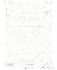Stapleton Nebraska Historical topographic map, 1:24000 scale, 7.5 X 7.5 Minute, Year 1972