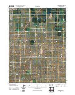 Stapleton SE Nebraska Historical topographic map, 1:24000 scale, 7.5 X 7.5 Minute, Year 2011