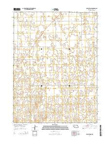Stapleton SE Nebraska Current topographic map, 1:24000 scale, 7.5 X 7.5 Minute, Year 2014