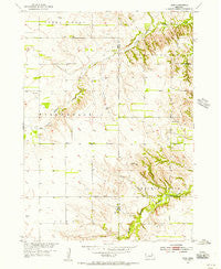 Star Nebraska Historical topographic map, 1:24000 scale, 7.5 X 7.5 Minute, Year 1954