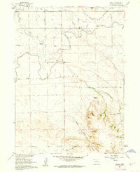 Stegall Nebraska Historical topographic map, 1:24000 scale, 7.5 X 7.5 Minute, Year 1960
