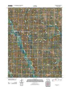 Steinauer Nebraska Historical topographic map, 1:24000 scale, 7.5 X 7.5 Minute, Year 2011