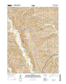 Steinauer Nebraska Current topographic map, 1:24000 scale, 7.5 X 7.5 Minute, Year 2014