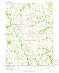 Steinauer Nebraska Historical topographic map, 1:24000 scale, 7.5 X 7.5 Minute, Year 1965