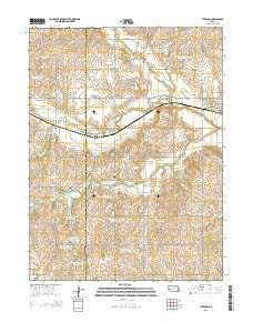 Sterling Nebraska Current topographic map, 1:24000 scale, 7.5 X 7.5 Minute, Year 2014