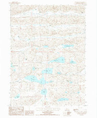 Steverson Lake Nebraska Historical topographic map, 1:24000 scale, 7.5 X 7.5 Minute, Year 1987