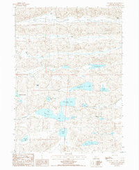Steverson Lake Nebraska Historical topographic map, 1:24000 scale, 7.5 X 7.5 Minute, Year 1987