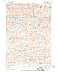 Steverson Lake Nebraska Historical topographic map, 1:62500 scale, 15 X 15 Minute, Year 1949