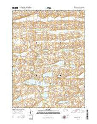 Steverson Lake Nebraska Current topographic map, 1:24000 scale, 7.5 X 7.5 Minute, Year 2014