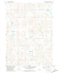 Stockdale Lake Nebraska Historical topographic map, 1:24000 scale, 7.5 X 7.5 Minute, Year 1982