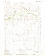 Stockham Nebraska Historical topographic map, 1:24000 scale, 7.5 X 7.5 Minute, Year 1969
