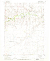 Stockham Nebraska Historical topographic map, 1:24000 scale, 7.5 X 7.5 Minute, Year 1969