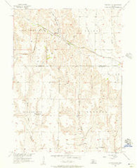 Stockville NE Nebraska Historical topographic map, 1:24000 scale, 7.5 X 7.5 Minute, Year 1956
