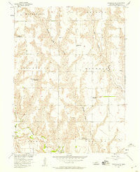 Stockville SE Nebraska Historical topographic map, 1:24000 scale, 7.5 X 7.5 Minute, Year 1956