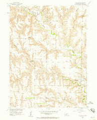 Stockville Nebraska Historical topographic map, 1:24000 scale, 7.5 X 7.5 Minute, Year 1956