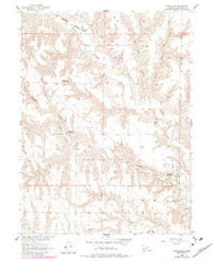 Stockville Nebraska Historical topographic map, 1:24000 scale, 7.5 X 7.5 Minute, Year 1956