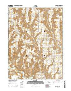 Stockville SE Nebraska Current topographic map, 1:24000 scale, 7.5 X 7.5 Minute, Year 2014