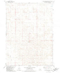 Stonehouse Ranch NE Nebraska Historical topographic map, 1:24000 scale, 7.5 X 7.5 Minute, Year 1981