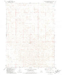 Stonehouse Ranch NE Nebraska Historical topographic map, 1:24000 scale, 7.5 X 7.5 Minute, Year 1981