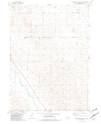 Stonehouse Ranch SW Nebraska Historical topographic map, 1:24000 scale, 7.5 X 7.5 Minute, Year 1981