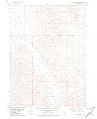 Stonehouse Ranch Nebraska Historical topographic map, 1:24000 scale, 7.5 X 7.5 Minute, Year 1981