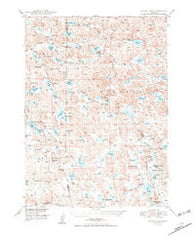Storm Lake Nebraska Historical topographic map, 1:62500 scale, 15 X 15 Minute, Year 1950