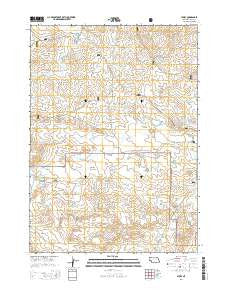Story Nebraska Current topographic map, 1:24000 scale, 7.5 X 7.5 Minute, Year 2014